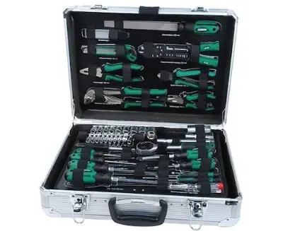 🛠️ Brüder Mannesmann M29075 Alu-Werkzeugkoffer bestückt für 74€ (statt 85€)