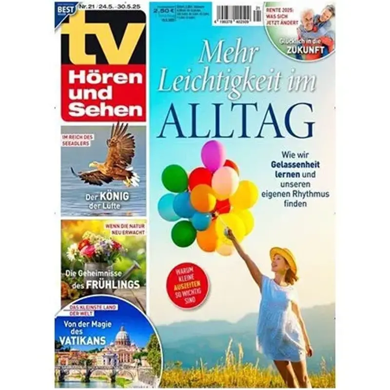🗞️ 26 Ausgaben TV Hören & Sehen für 91€ + Prämie: bis 85€ Gutschein