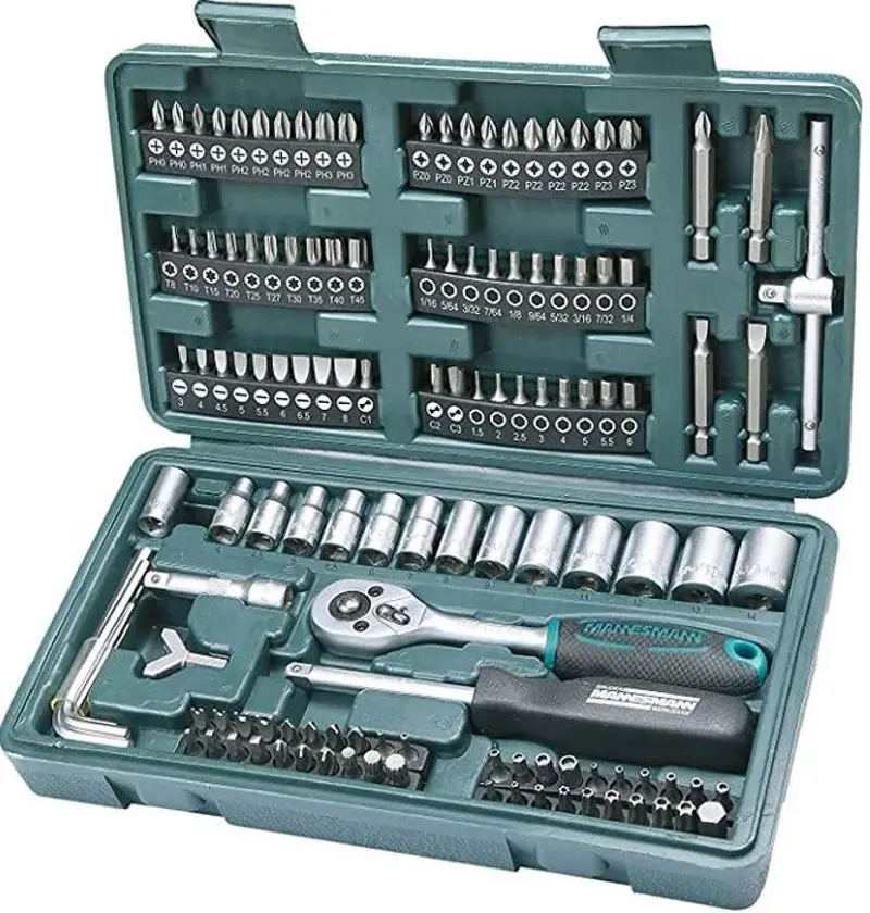 🛠️ Brüder Mannesmann M29166 Steckschlüssel & Bitsatz für 15,75€ (statt 21€)