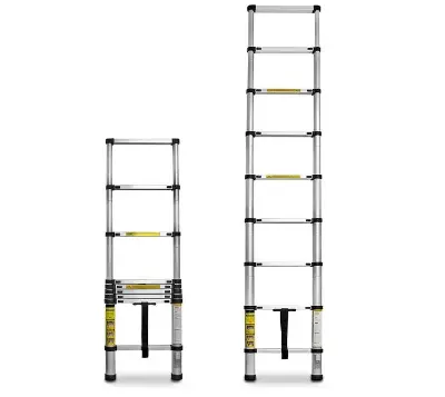 🪜 Eaxus Alu-Teleskopleiter max. 2,6m für 49,99€ (statt 77€)