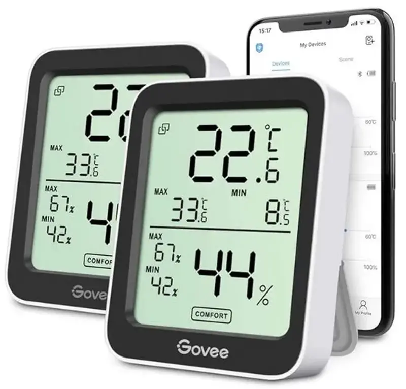 ⛈️🌤️ 2x Govee H5075 Thermo- & Hygrometer für 22,68€ (statt 30€)