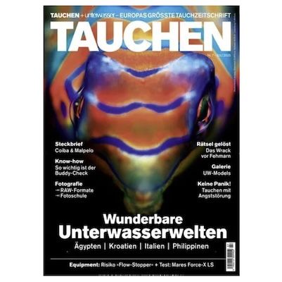 🤿 12 Ausgaben vom „Tauchen“ Magazin für 145,60€ + Prämie: bis 140€ Gutschein