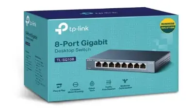 🔀 TP-Link 8-Port Gigabit Switch TL-SG108 für 18,99€ (statt 25€)