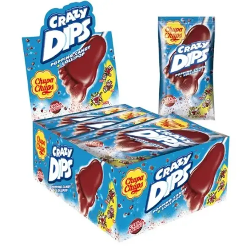 🍭 24x Chupa Chups Crazy Dips Cola-Lollis ab 9,30€ (statt 13€)