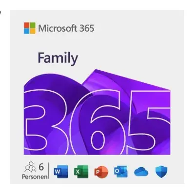 🖥️ Microsoft 365 Family Jahresabonnement 👨‍💻 6 Nutzer für 89,99€ (statt 99€)