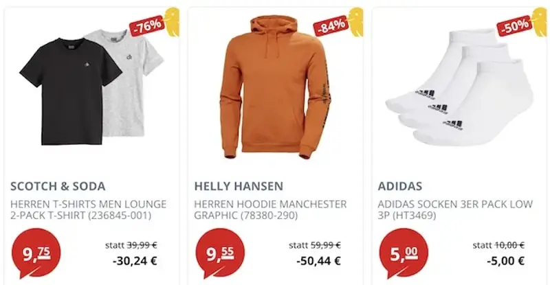 👕 Picksport RambZamba Sale ab 0,77€ – Shirts, Jacken, Oberteile, Schuhe & mehr 💥