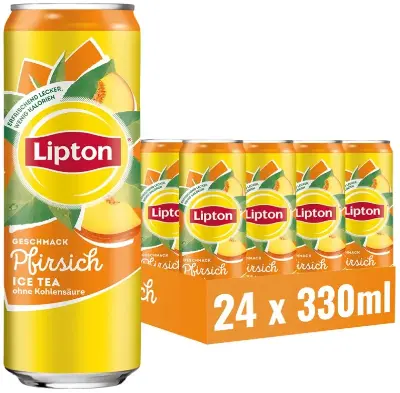 🥤 24x Lipton Ice Tea Pfirsich 0,33L für 14,99€ (statt 22€) – 0,62€ pro Dose