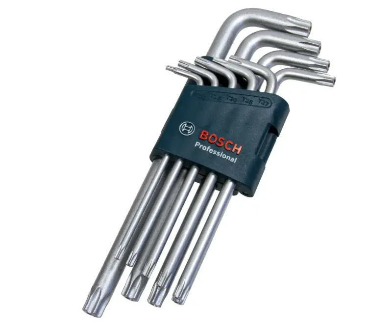 🛠️ Bosch Professional 9-tlg. Winkelschlüssel-Set Torx für 16,99€ (statt 23€)