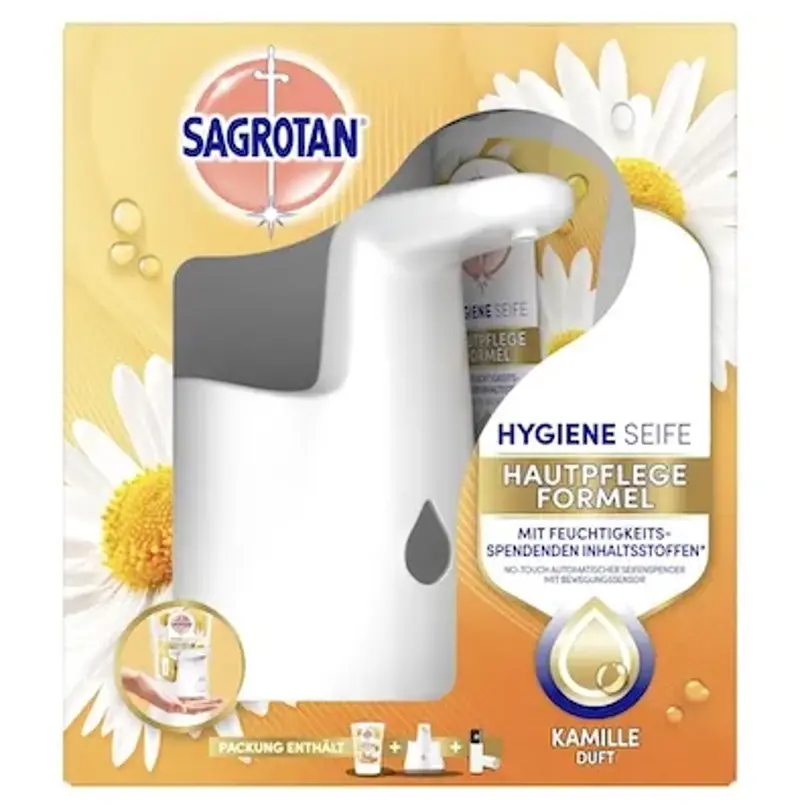 🧼 Sagrotan No-Touch Seifenspender inkl. Lotusblüte & Kamillenöl ab 5,57€ (statt 10€)