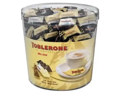 🍫 904g Toblerone Mixed Minis Dose für 17,54€ (statt 27€)