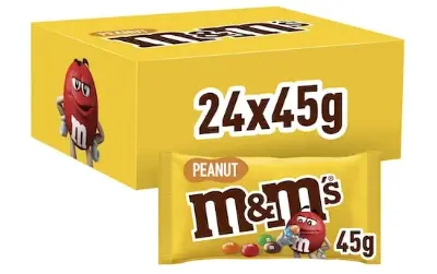 Krass‼️ 1Kg! 🥜 24er Pack M&M’S Peanut Schokolinsen ab 6,74€ 💥 (statt 18€)