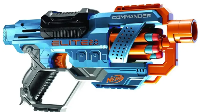 🔫 Hasbro Nerf Elite 2.0 Commander RD-6 mit 12 Darts für 8,99€ (statt 16€)