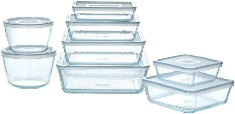 🍲Pyrex Cook & Freeze Glasgefäß-Set 8-tlg. für 48,90€ (statt 69€)