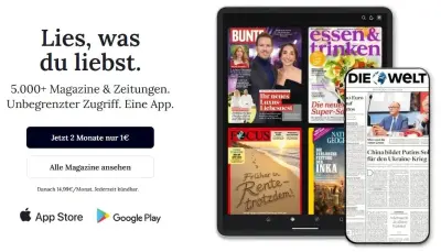 📰🔥 2 Monate Readly nur 1€ (statt 30€) – Computer Bild, Auto Bild, Men’s Health uvm.