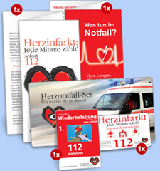 Herznotfall-Set der Deutschen Herzstiftung kostenlos bestellen