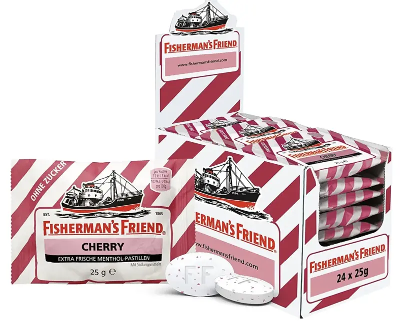 🦈💨 24er Pack Fisherman’s Friend Cherry ohne Zucker ab 18,04€ (statt 22€)