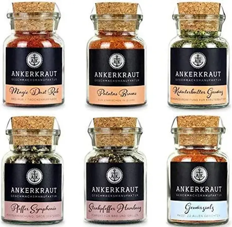 🥩 Ankerkraut Grill Set mit 6 Gewürzen für 24,19€ (statt 36€) – z.B. Magic Dust