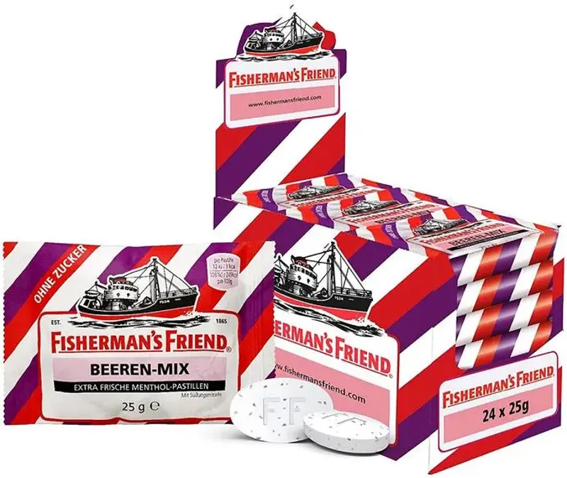 24er Pack Fisherman’s Friend Beeren Mix Zuckerfrei 24 x 25g für 18,40€ (statt 21€)