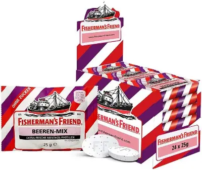 24er Pack Fisherman’s Friend Beeren Mix Zuckerfrei 24 x 25g für 18,40€ (statt 21€)