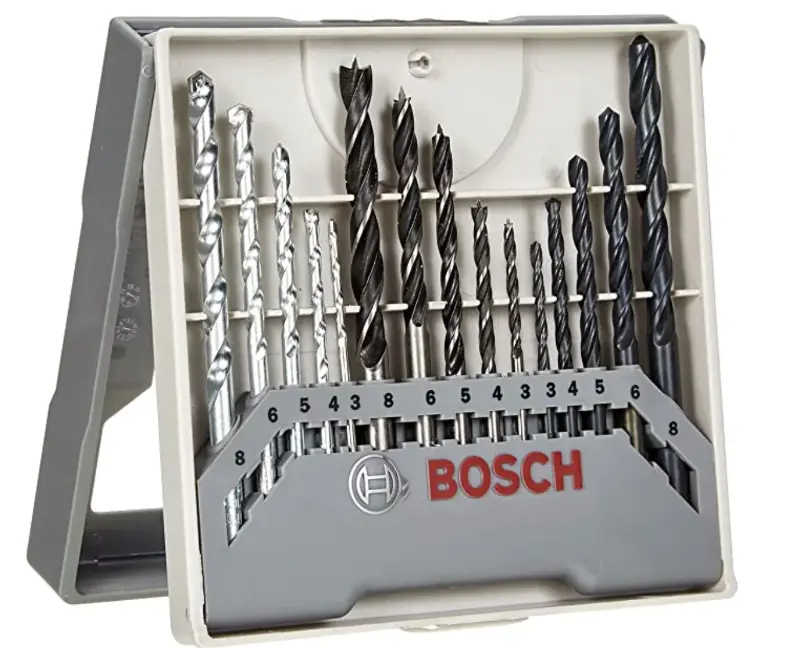 🪛 Bosch Bohrer-Set gemischt 15-teilig (Metall, Holz, Stein) für 8,69€ (statt 14€)