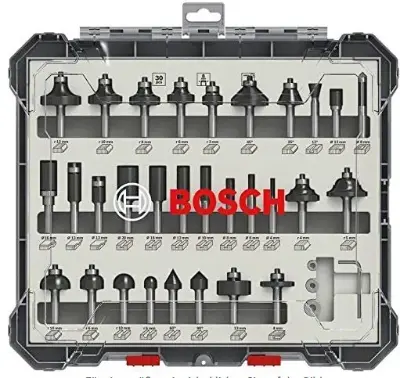 🔩 Bosch Professional 30-tlg. Mixed Fräser Set 8mm Schaft für 81,58€ (statt 102€)