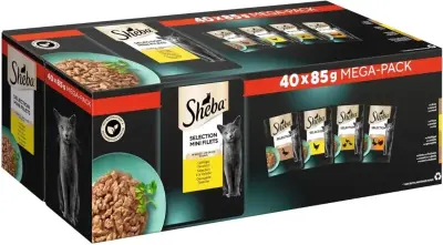 😸 40x85g Sheba Selection Nassfutter in Sauce ab 17€ (statt 23€)