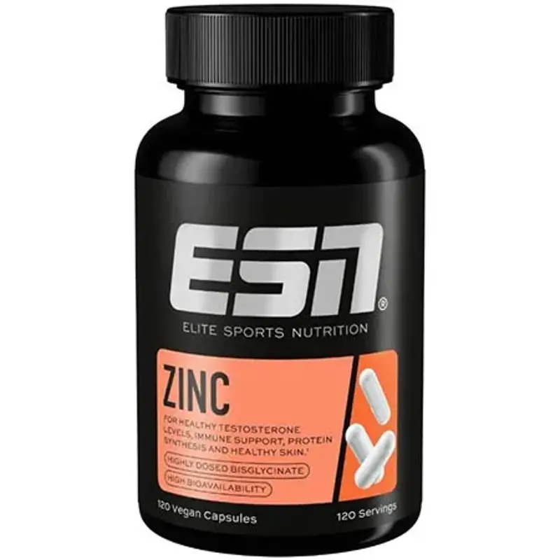 💊 ESN Zinc – 120 Zinkkapseln mit 25mg Zink pro Kapsel ab 7€ (statt 14€)