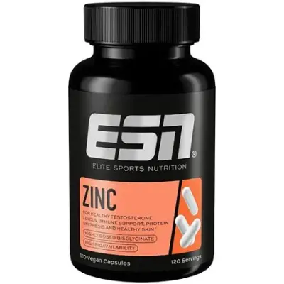 💊 ESN Zinc – 120 Zinkkapseln mit 25mg Zink pro Kapsel ab 7€ (statt 14€)