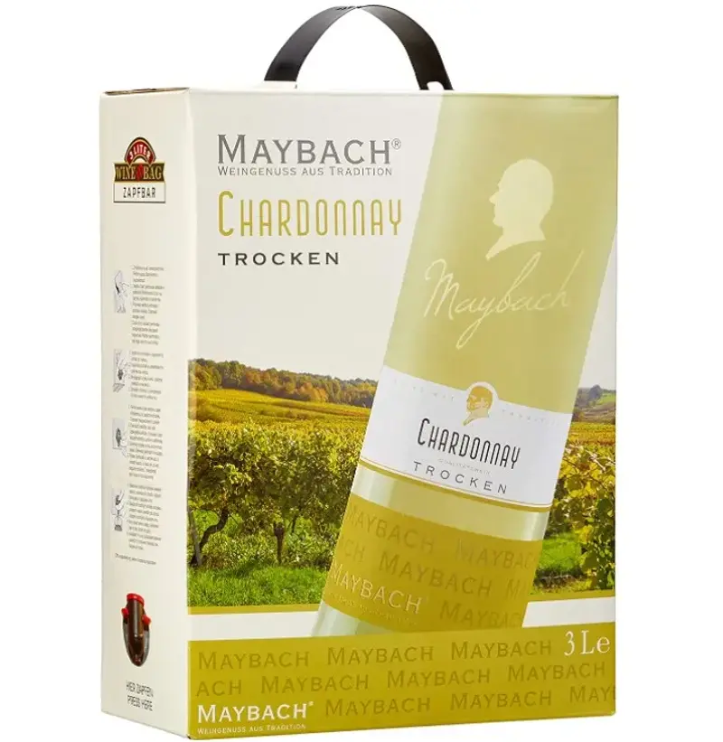 🥂 3 Liter Maybach Chardonnay Trocken Bag-in-box ab 7,41€ (statt 15€)