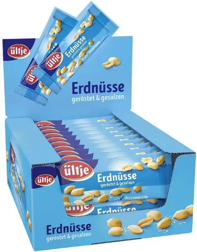 🥜 20er Pack ültje Erdnüsse Riegelbeutel geröstet & gesalzen ab 10,58€ (statt 17€)