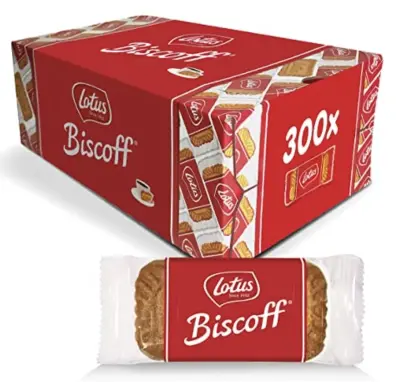 🤯 Ganze 1,88kg 🍪 300er Pack Lotus Biscoff Karamellgebäck ab 7,28€ (statt 13€)
