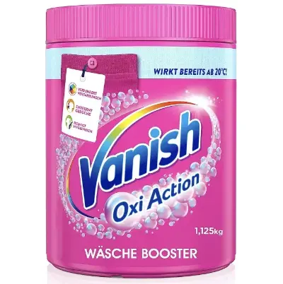 🧺 1,125kg Vanish Oxi Action Pulver Pink ohne Chlor ab 8,87€ (statt 15€)