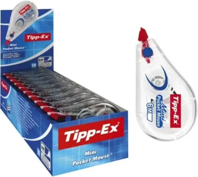 ✒️ 10er Pack Tipp-Ex Mini Pocket Mouse Korrekturroller ab 11,58€ (statt 15€)
