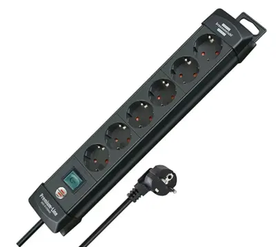 🔌 Brennenstuhl Premium-Line 6-Fach Steckdosenleiste für 11,47€ (statt 16€)