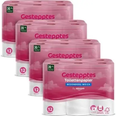 🧻 48 Rollen Presto! 4-lagiges Toilettenpapier ab 17,90€ (statt 23€)