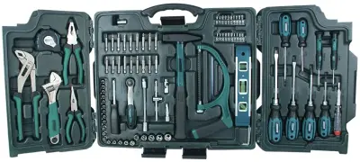 🪛 Brüder Mannesmann M29085 Haushalts-Werkzeugkoffer (89-tlg) für 44,99€ (statt 58€)