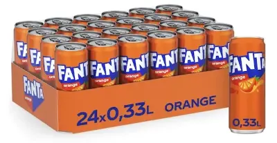 🍊 24x Fanta Orange 330ml Dosen ab 13,55€ (statt 23€) – nur 0,56/Dose