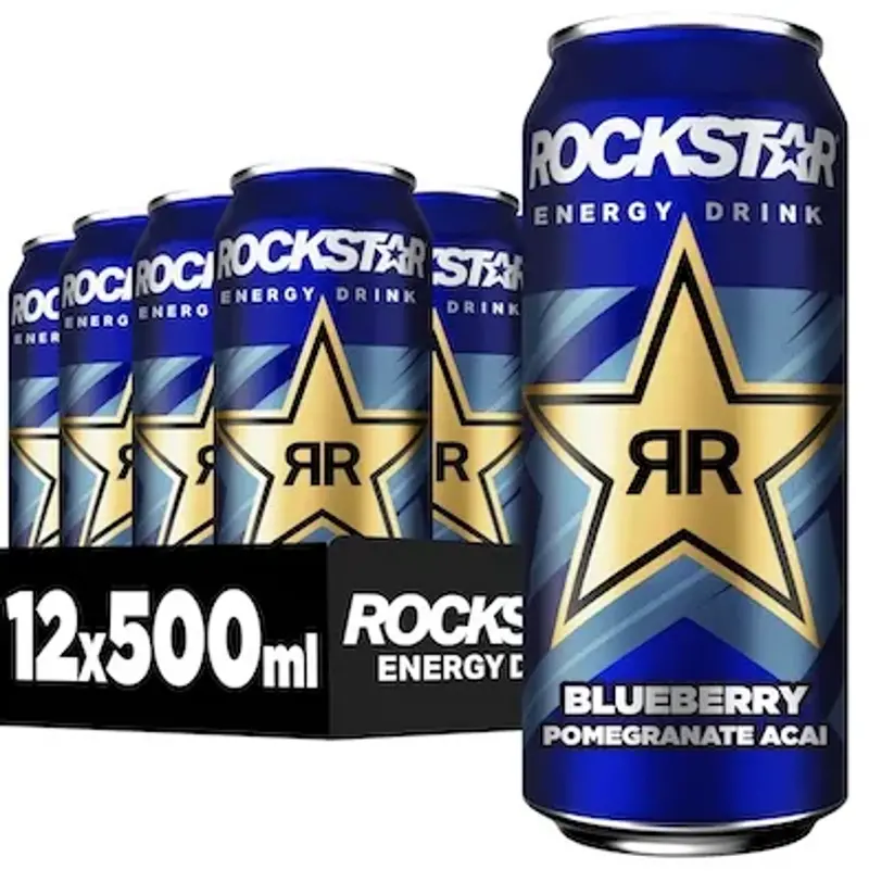 🥤 12x Rockstar Energy Drink Blueberry ab 9€ (statt 18€) – 0,75€ pro Dose