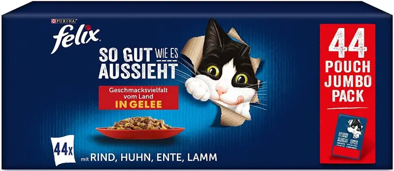 🙀 44x Felix So gut wie es aussieht – Vielfalt vom Land je 85g ab 9,09€ (statt 14€)
