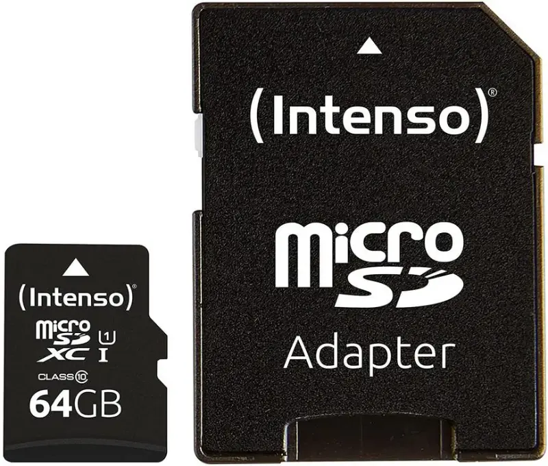 Intenso Premium microSDXC Class 10 UHS-I 64GB Speicherkarte für 6,99€ (statt 16€)