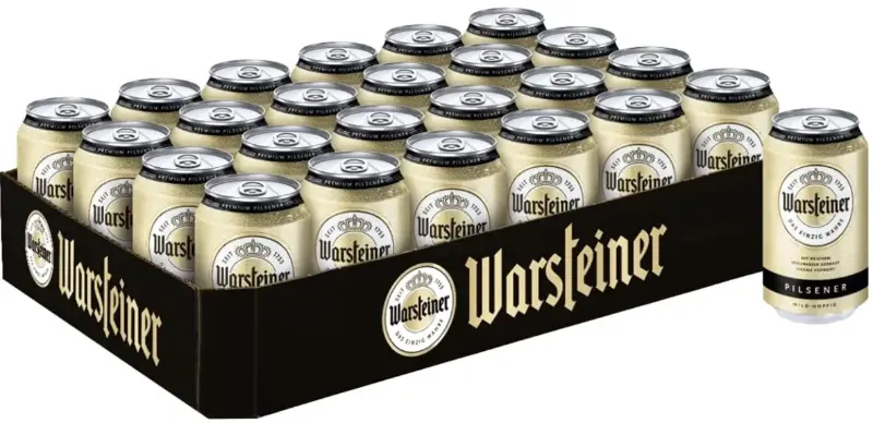 🍺 24x Warsteiner Premium Pilsener je 330ml Dose ab 8,99€ (statt 18€) ➡️ nur 0,37€/Dose