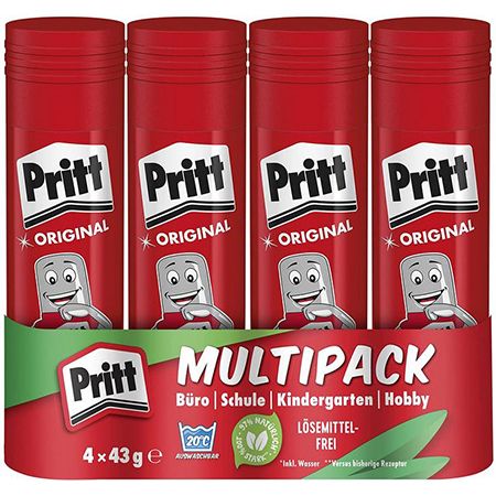 🏠 4er Pack Pritt Klebestift je 43g für 7,93€ (statt 13€)