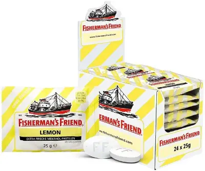 🍋 24er Pack Fisherman’s Friend Lemon mit je 25g ab 14,40€ (statt 24€) 0,60€/Stück