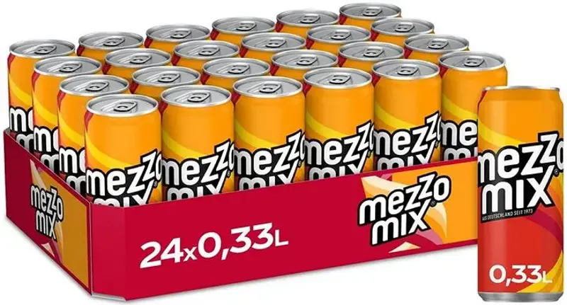 🥤 24er Pack Mezzo Mix 330 ml Dosen ab 13,55€ – nur 0,56€/Dose