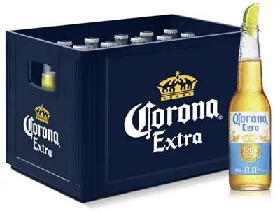 🍻 24x Corona Cero 0,0% Alkoholfrei Premium Lager für 21,99€ (statt 30€)