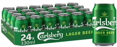 🍺 24x Carlsberg Premium-Lager Bier je 0,33l für 17,09€ (statt 26€) ➡️ 0,71 pro Bier