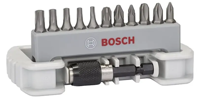 🪛 Bosch Professional 11+1tlg. Schrauber Bit Set Extra Hart für 8,39€ (statt 14€)