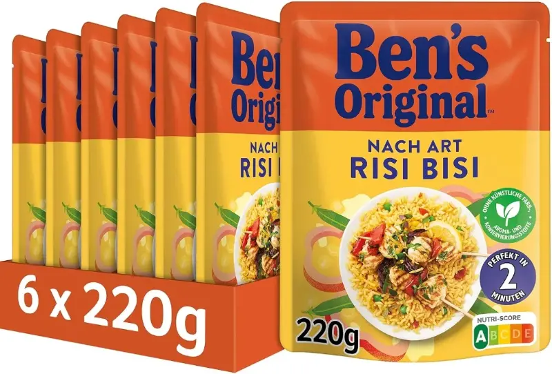 🍚 Bens Original Express Reis Risi Bisi (6x 220g) ab 6,45€ (statt 14€)