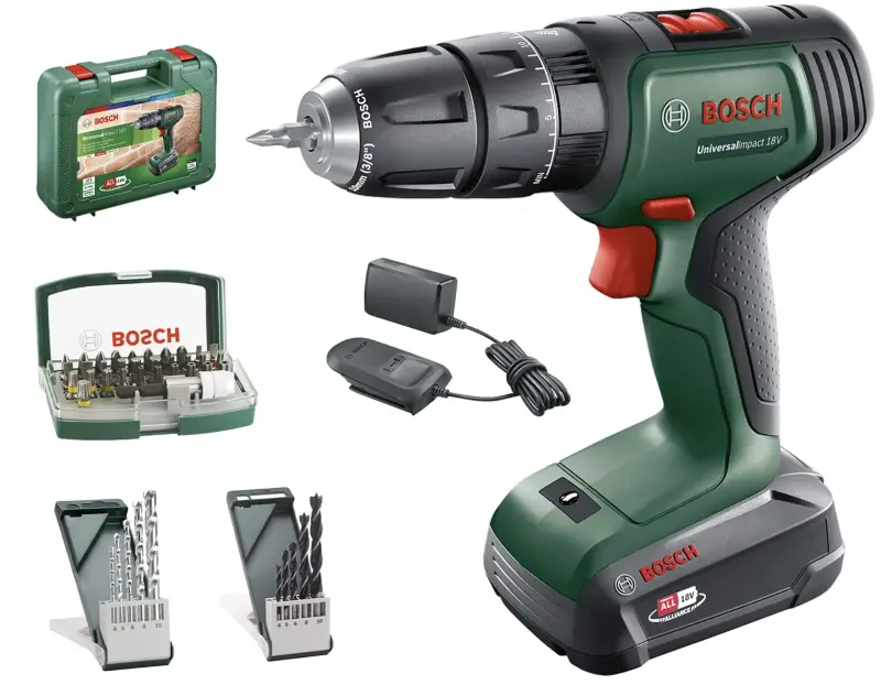 😍 Bosch Akku Schlagbohrschrauber UniversalImpact im Koffer inkl. Akku für 89,19€ (statt 130€)