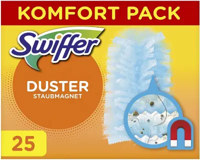 🧹 4x 25er Pack Swiffer Staubmagnet (Summe 100 Tücher) ab 36,76€ (statt 80€)